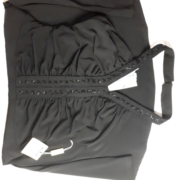 Semi-formal Dress Jessica Size 6 Black w/beading - Picture 2 of 8